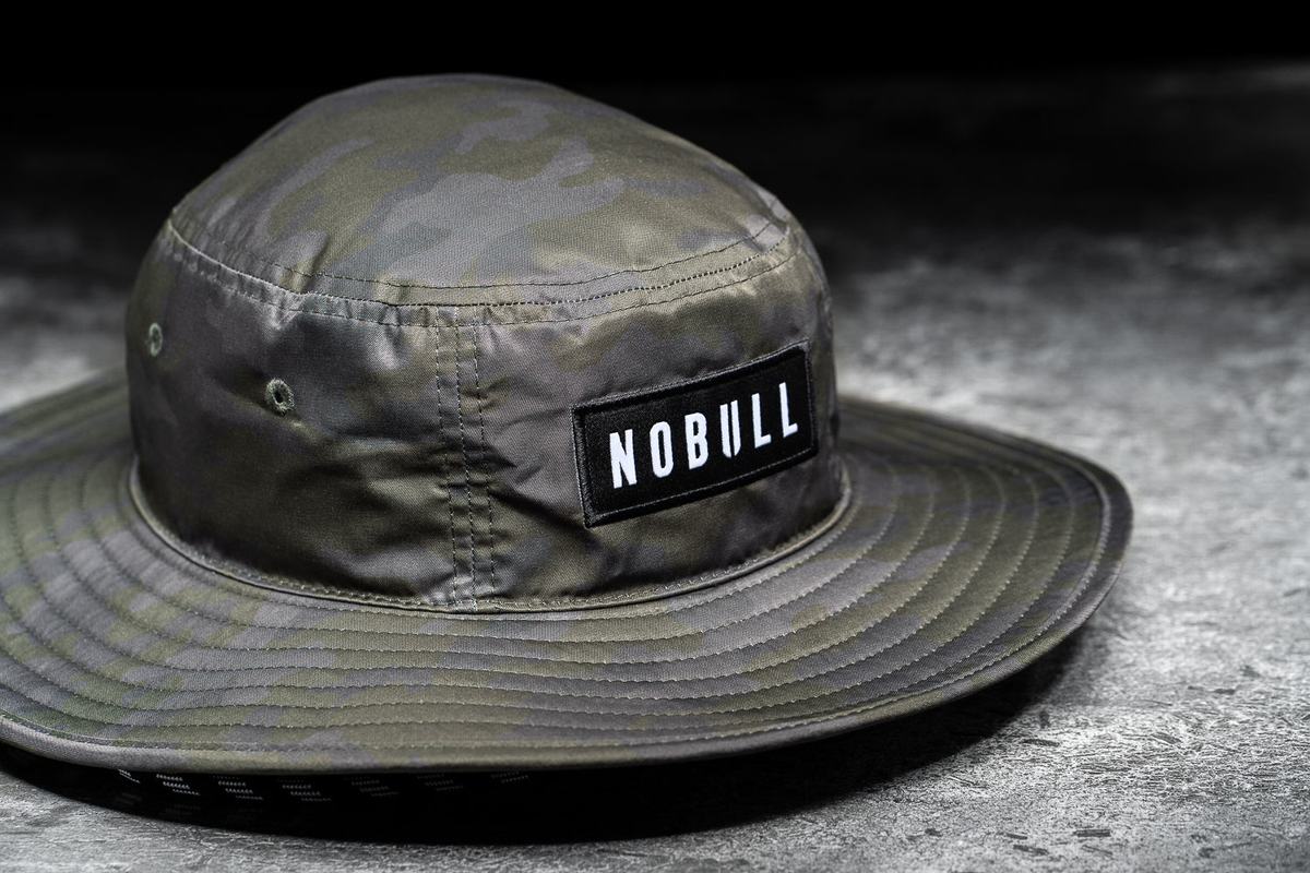 Nobull Boonie Men's Hats Green Camo | Australia (TJ3652)